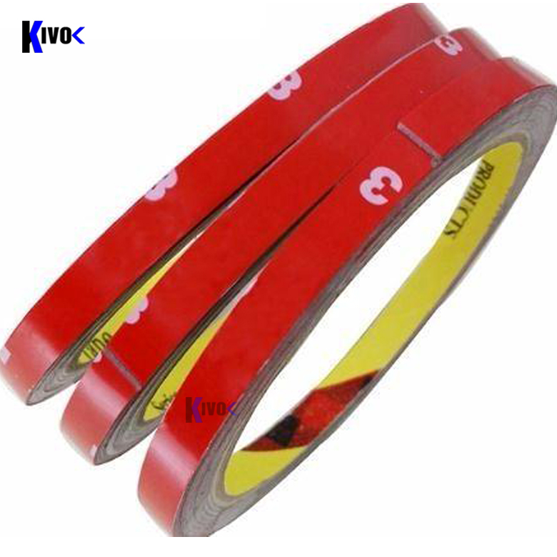 Adhesive Tape 2 face super adhesive tempered 3m-adhesive tape heat resistant bearing-glue stickers plastic surface PVC ABS stainless steel aluminum Wood ceramics/Stick car-number plate-Kivo