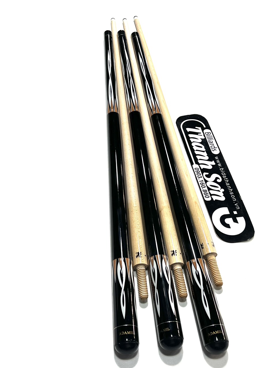 Combo Bida Líp3c ren gỗ - ( đầu Adam phíp Adam)tặng Bao cơ + Bao tay