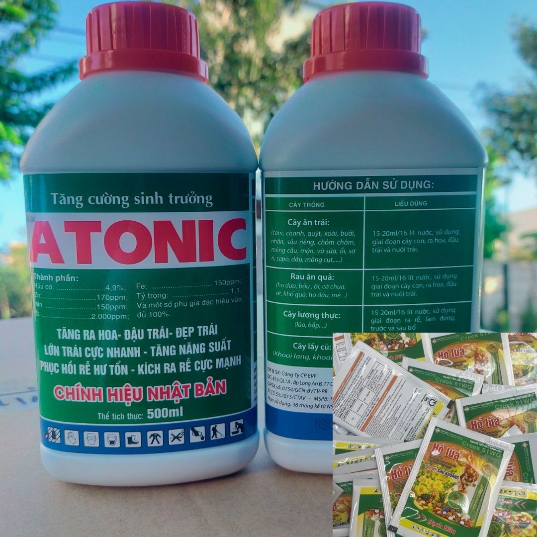 Atonik 500ml (Buy 1 Bottle Get 1 Free Package of Fire Tiger) Stimulate Roots