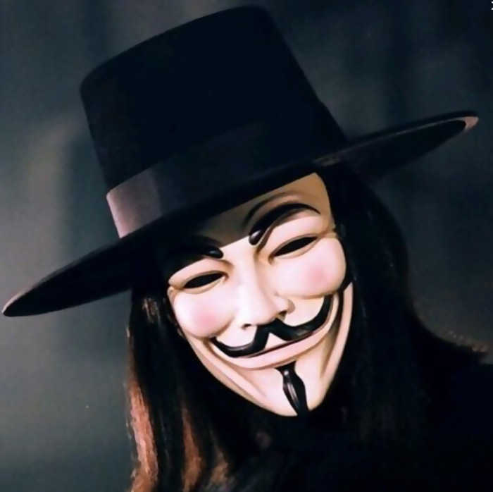 Mặt nạ Hacker mặt nạ Anonymous hóa trang