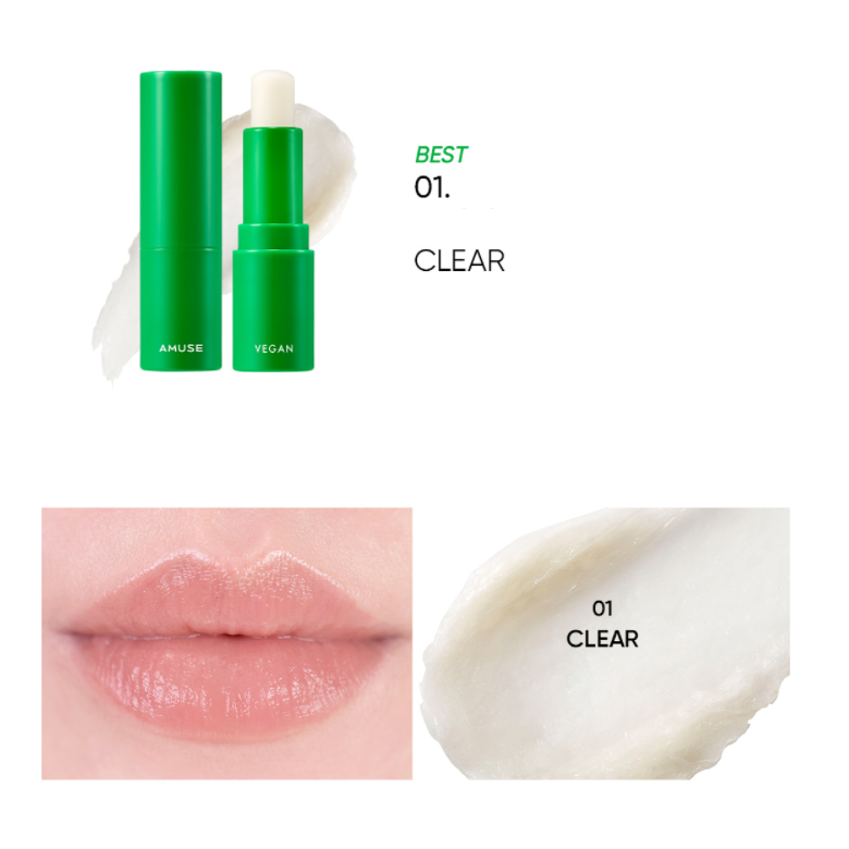 Dưỡng Môi Thuần Chay AMUSE Vegan Green Lip Balm
