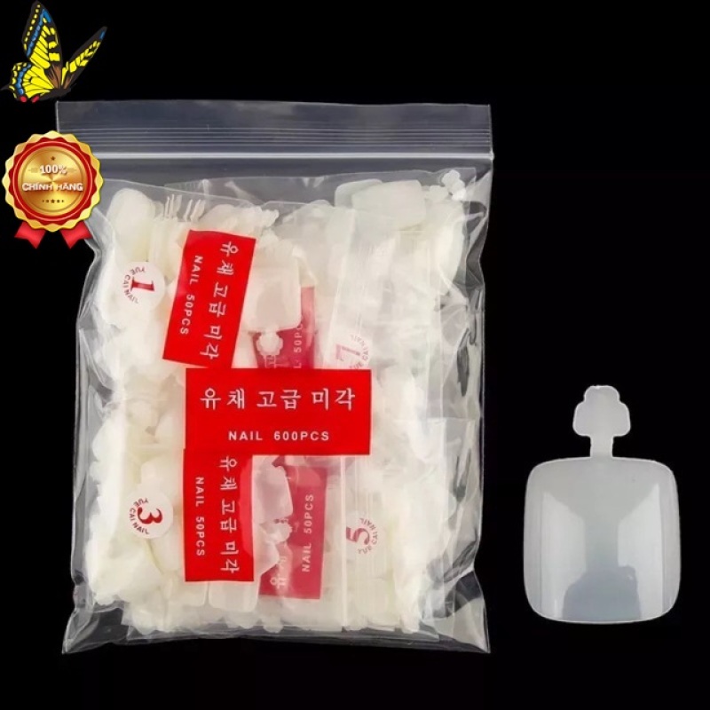 Móng úp CHÂN bịch 500 móng tặng keo dán mxbon giá rẻ