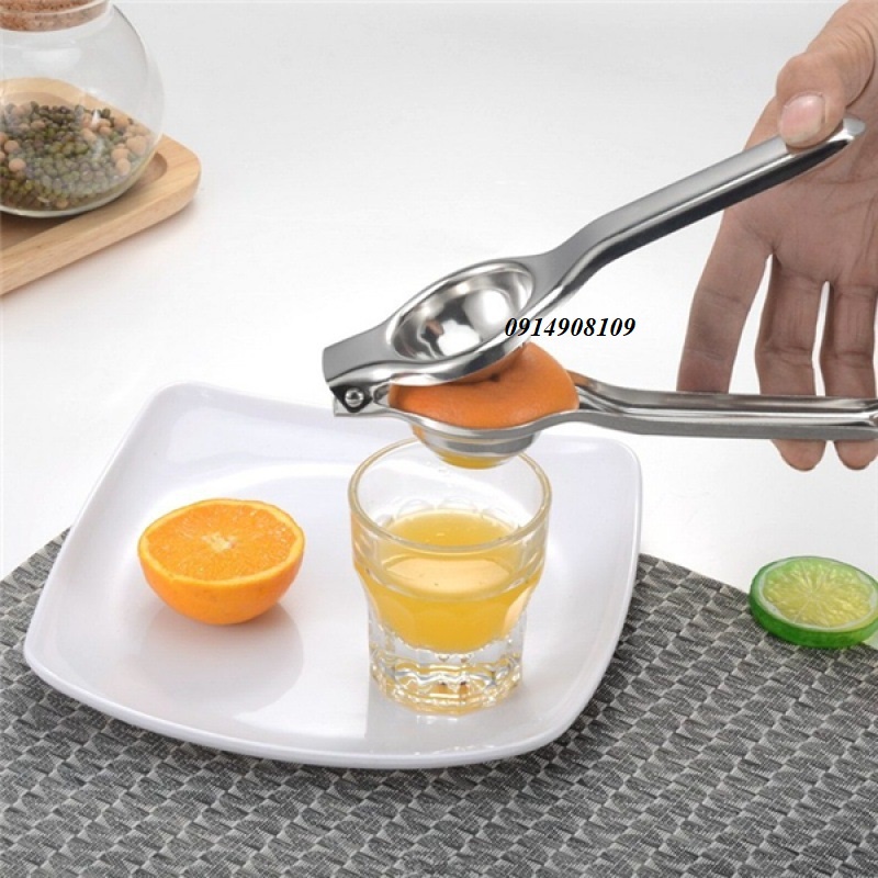 Dụng cụ vắt chanh inox (kẹp vắt chanh)