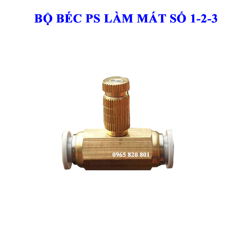 Béc phun sương bao gồm đế và béc số 1-2-3