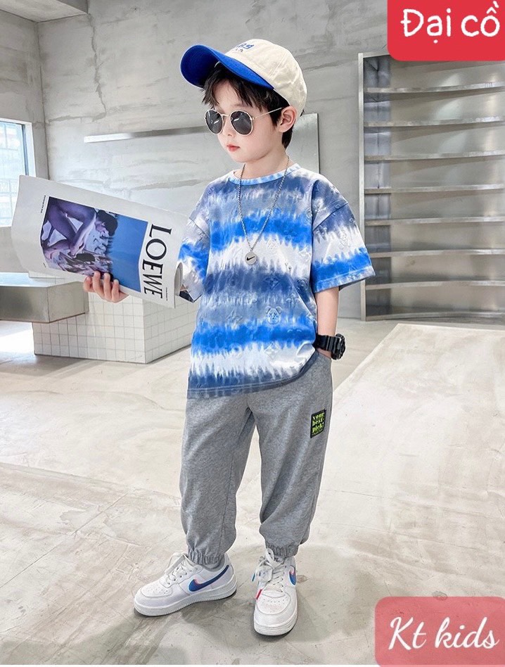 [SIZE ĐẠI+CỒ] SÉT BỘ THUN QUẦN DÀI BÉ TRAI