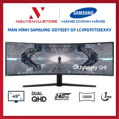 Màn hình cong Gaming Samsung Odyssey G9 LC49G95TSSEXXV 49 Inch (DQHD/VA/240Hz/1ms/LC49G95) – Hàng chính hãng