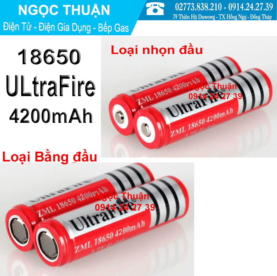 Pin 18650 ULtraFire 4200mAh