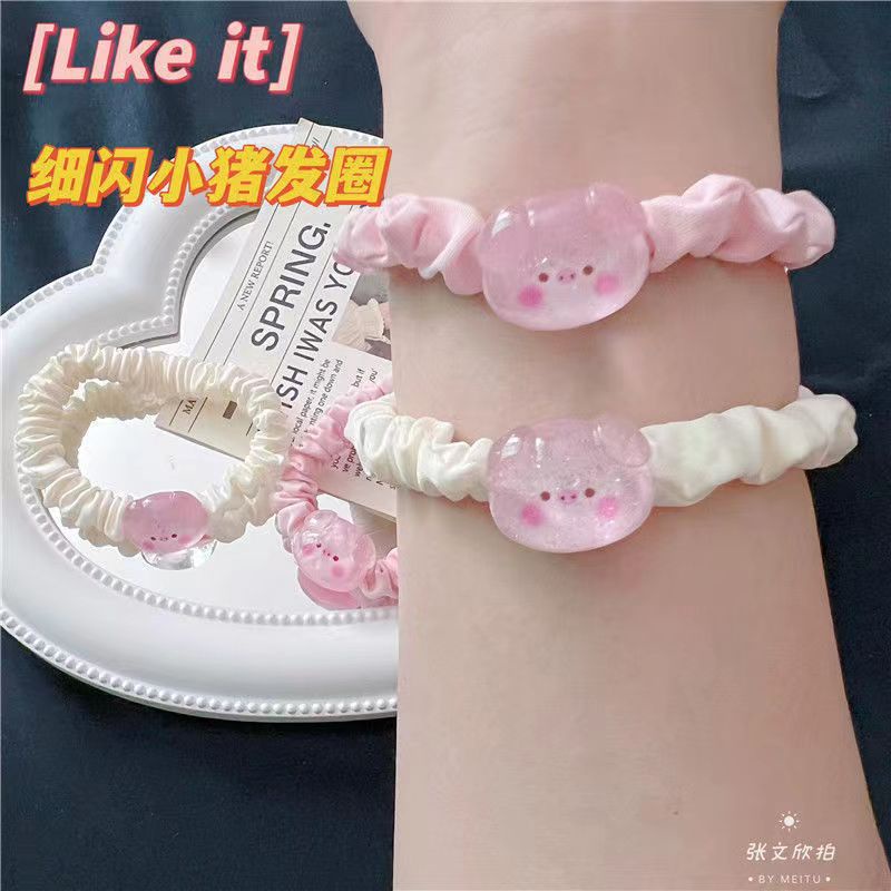 [Mã FATRANG giảm đến 30k đơn 99k] Dây thun cột tóc con vật heo chó gấu cute