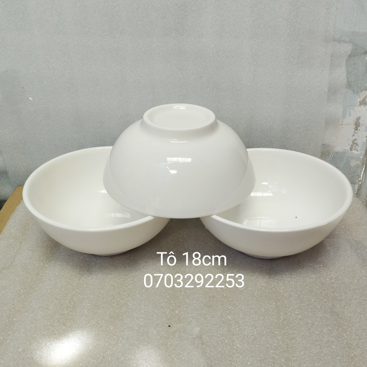 Tô sứ trắng 20cm (Tô đựng canh) - MUA 10 CÁI TẶNG 1 CÁI CÙNG LOẠI