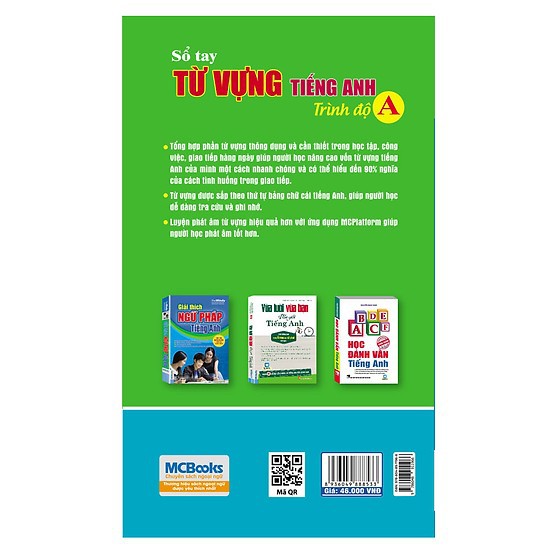 Sách - Sổ Tay Từ Vựng Tiếng Anh Trình Độ A