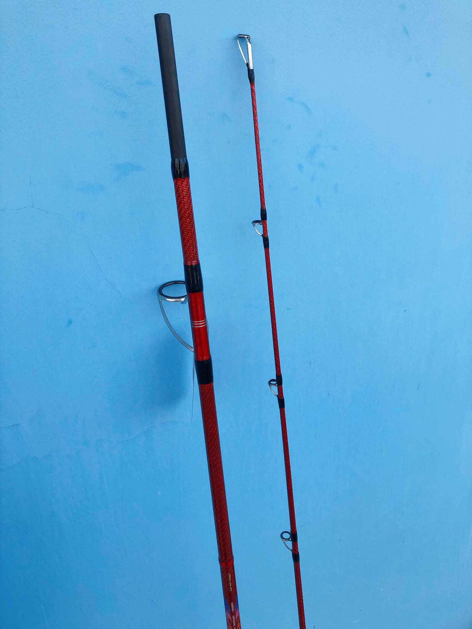 [HCM]Cần câu bạo lực Ashino Strong red 3015