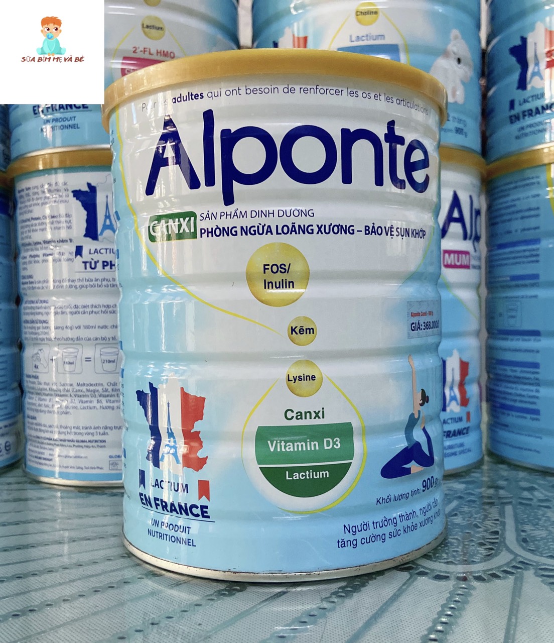 (Date mới) Sữa Alponte Canxi 800g