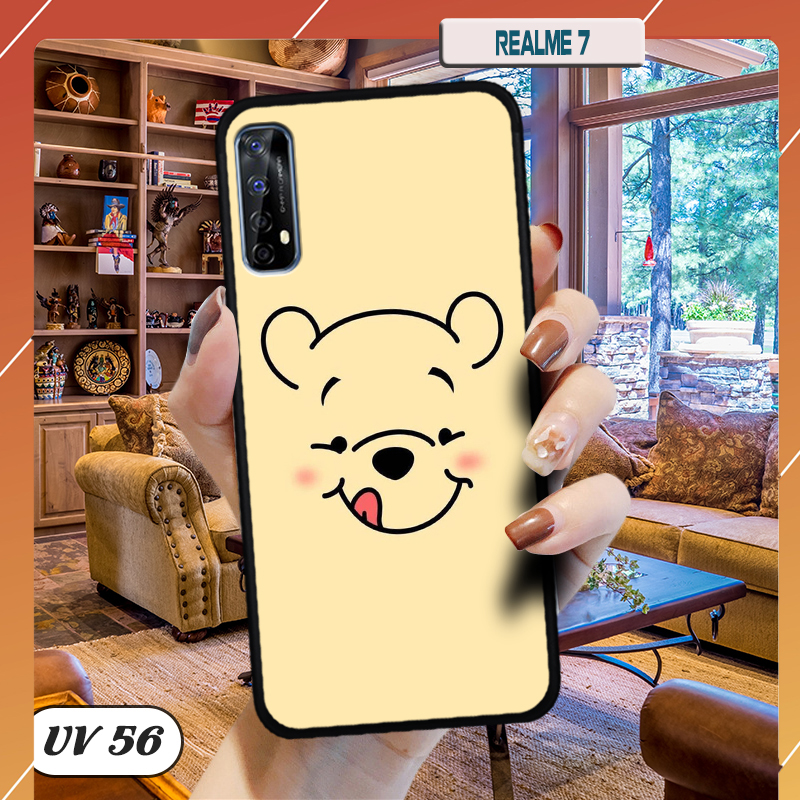 Ốp điện thoại REALME 7 - lưng nhám viền dẻo
