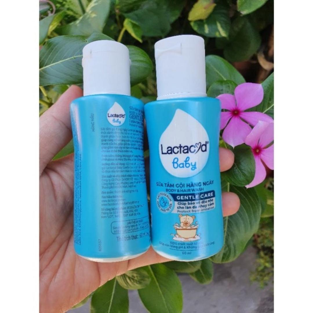 Sữa tắm gội Lactacyd BB chống rôm sảy cho trẻ 60ml