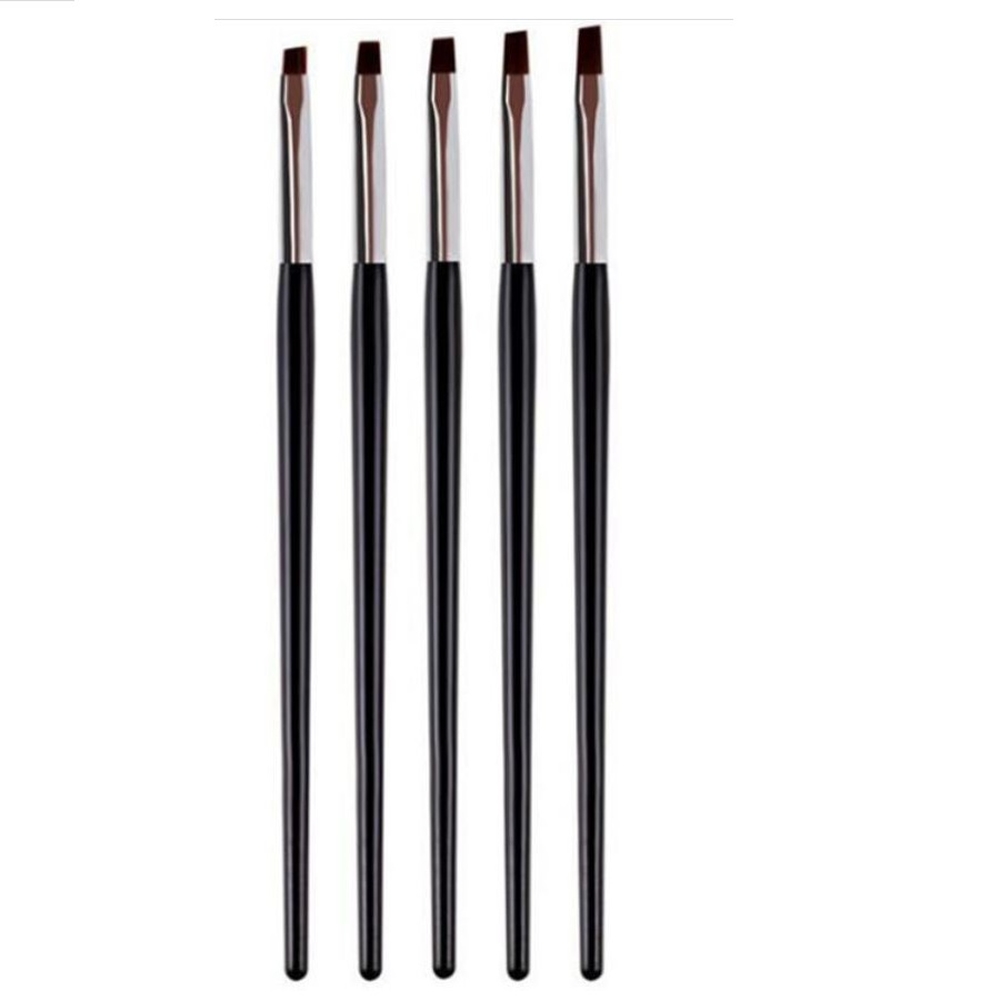 Set 5 Cọ Bản Vẽ Móng Cán Đen