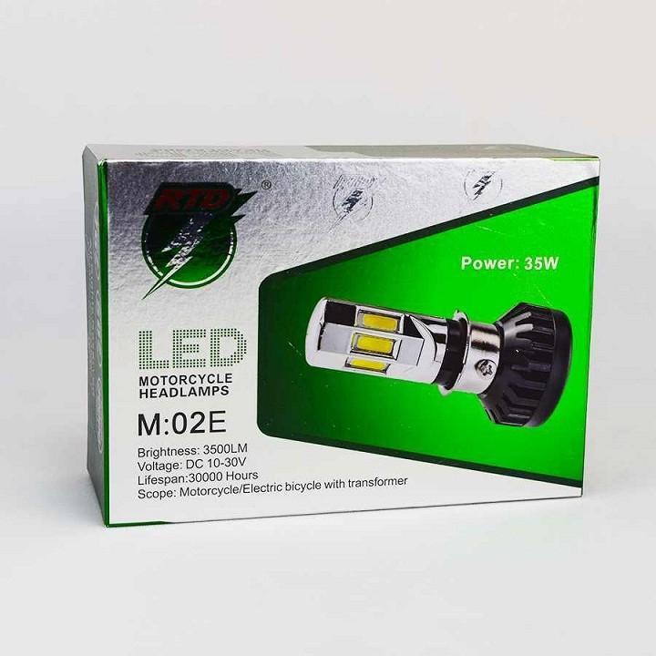 Bóng Đèn LED Xe Máy 6 TIM XỊN Siêu Sáng