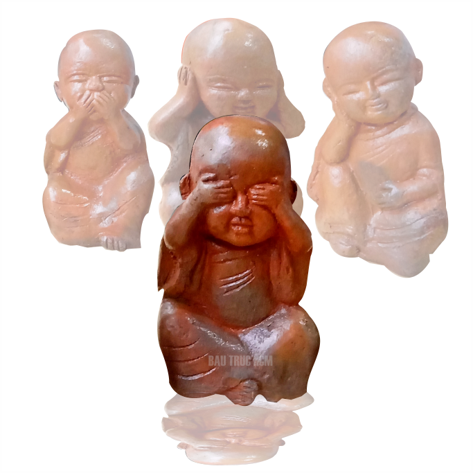 [HCM]BỘ TƯỢNG CHÚ TIỂU TỨ KHÔNG GỐM CHĂM