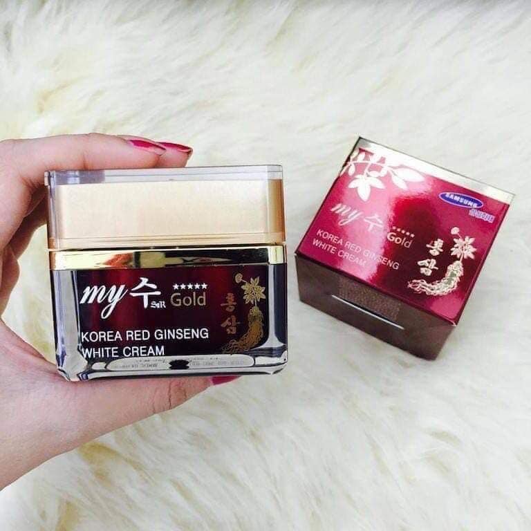 Kem Dưỡng Hồng Sâm My Gold Korea Red Ginseng White Cream 50ml