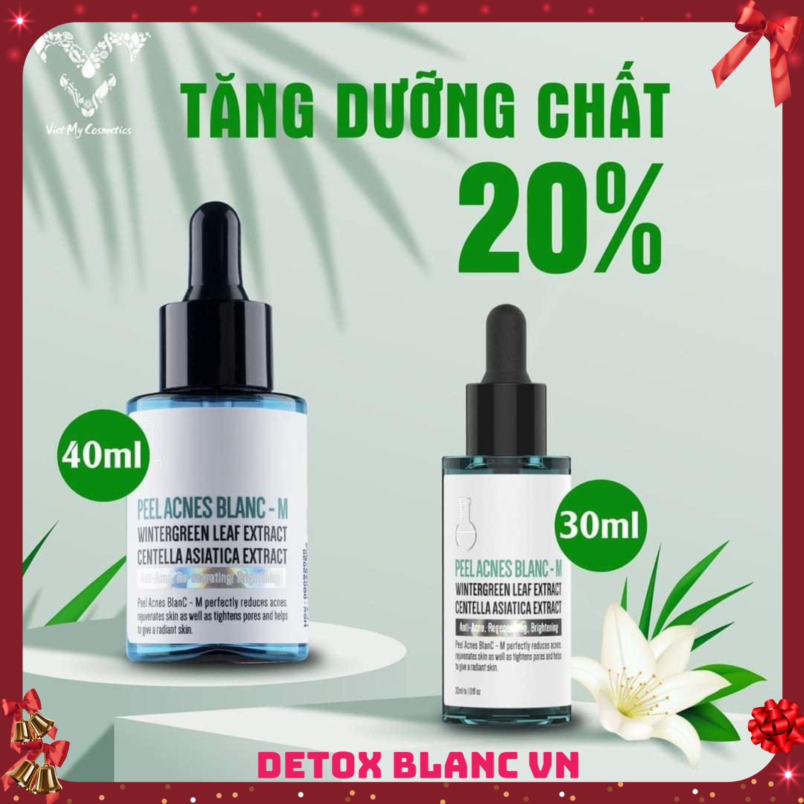 Serum mụn lộc đề M PEEL ACNES BLANC M