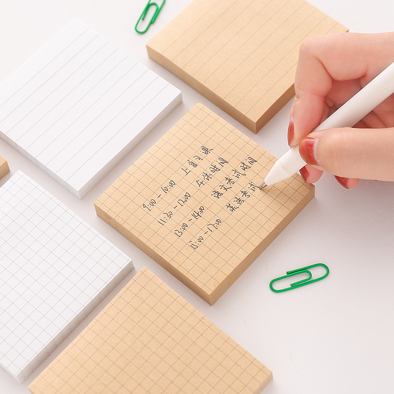 Tập 80 giấy note giấy nhớ basic KRAFT DecorMe