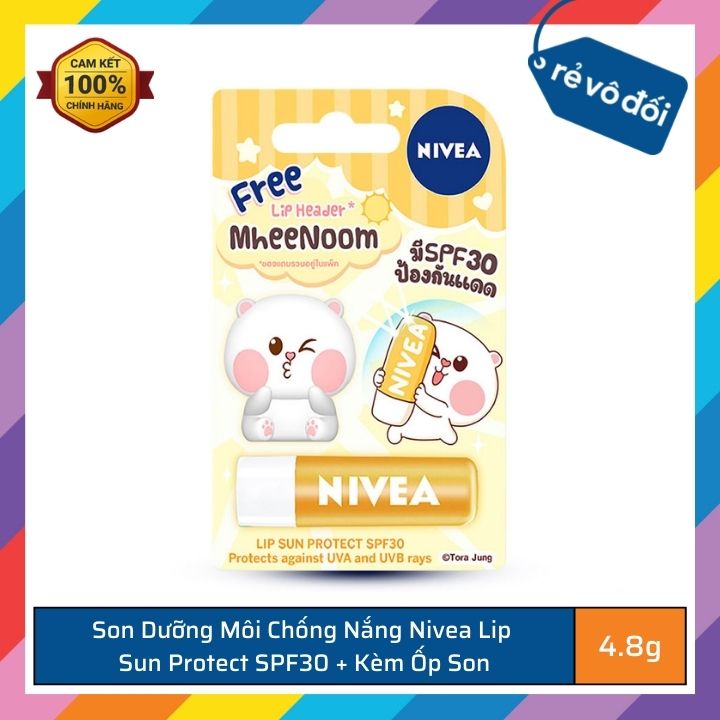Son dưỡng môi Nivea 4.8g - Thái Lan (Nhiều loại)
