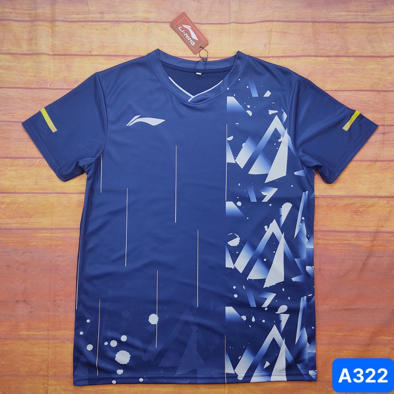 Áo cầu lông li ning chuyên nghiệp mùa giải 2023 dùng trong tập luyện và thi đấu cầu lông a322