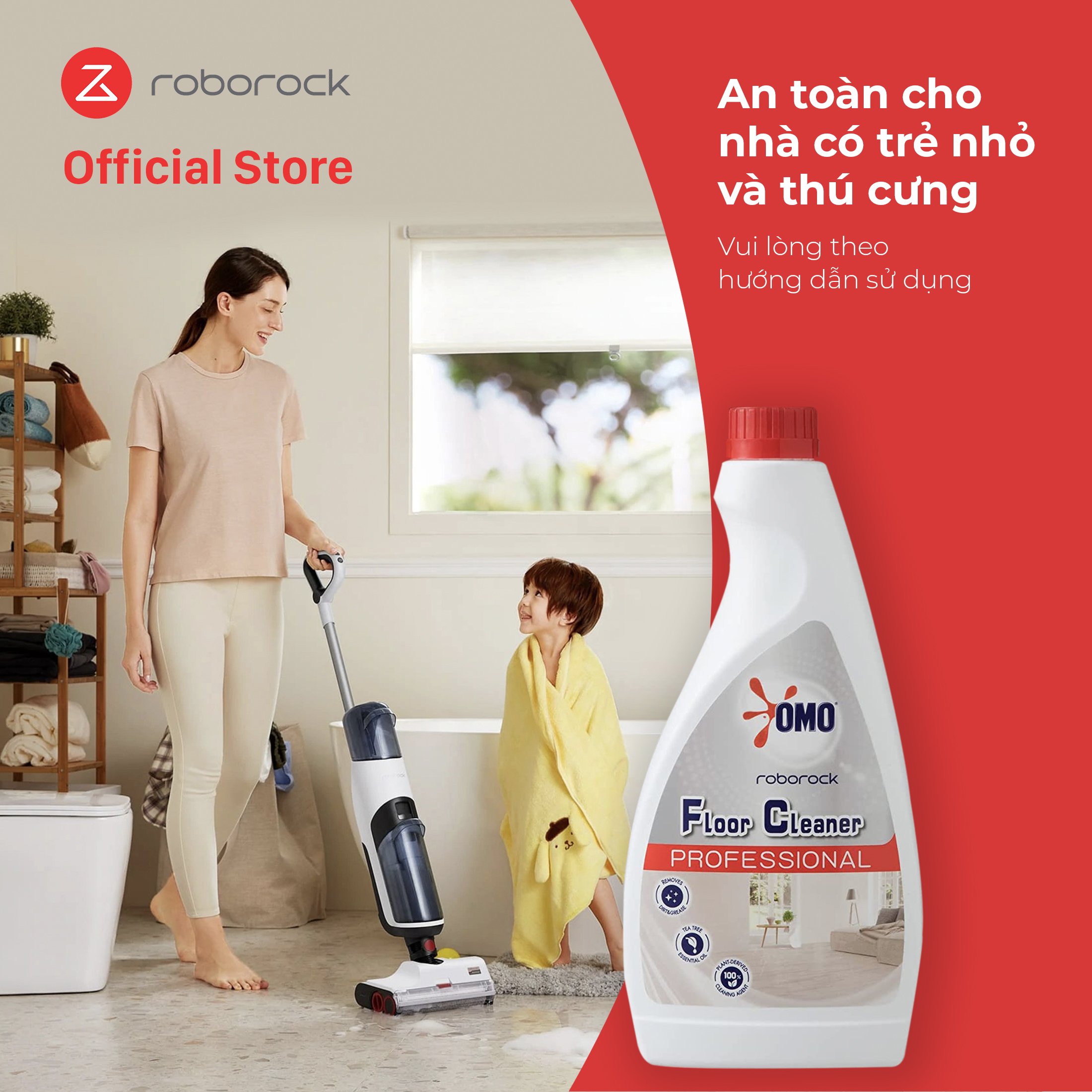 Nước lau sàn chuyên dụng Roborock