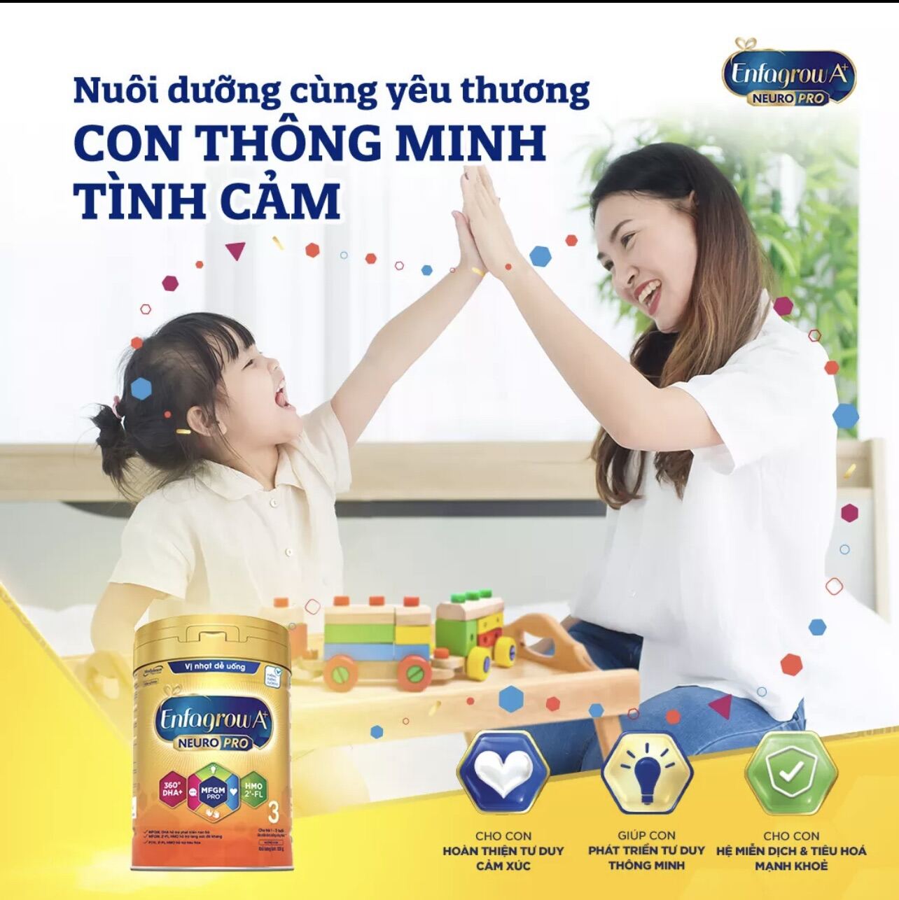 Sữa Bột Enfa A+ 1 830g vị nhạt dễ uống