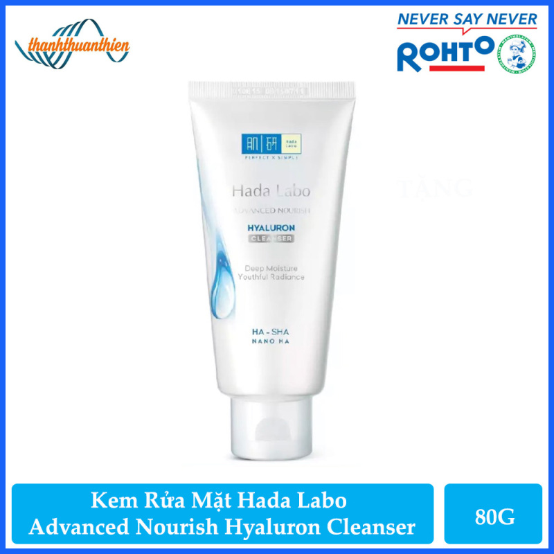 [HCM]Kem rửa mặt dưỡng ẩm tối ưu Hada Labo Advanced Nourish Cleanser 80g giá rẻ