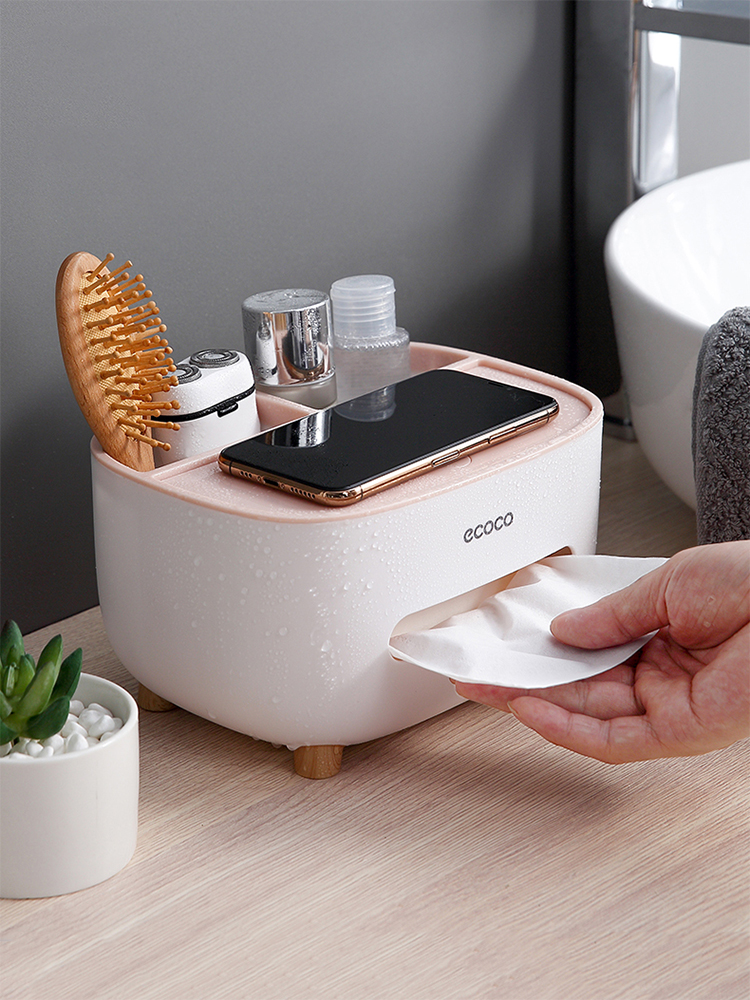 Hộp đựng giấy để bàn cao cấp Ecocoo