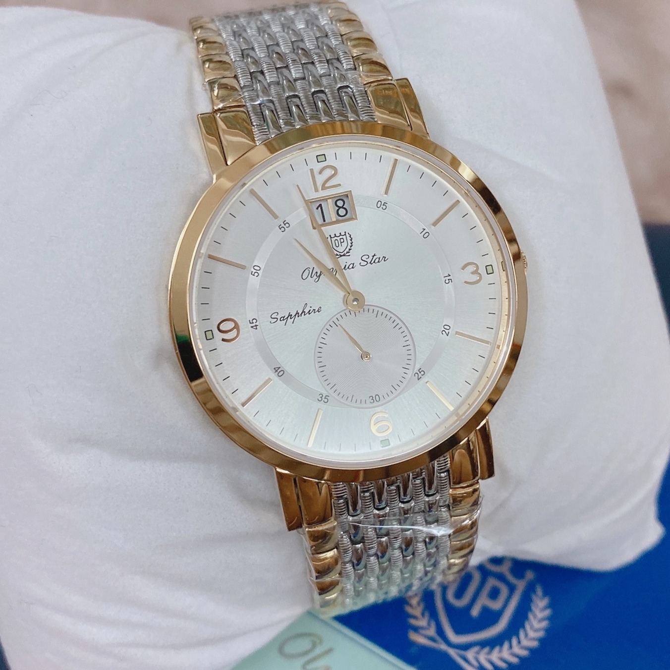 Đồng hồ nam Olympia Star siêu mỏng 58012-04M