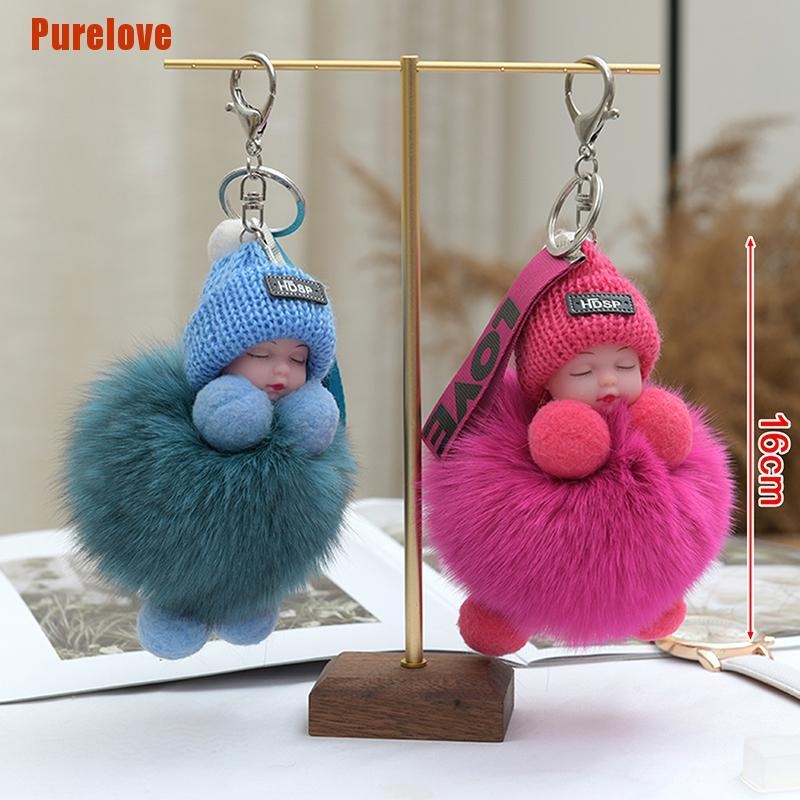 ∈☄ Móc Khóa Hình Em Bé Đang Ngủ Dễ Thương