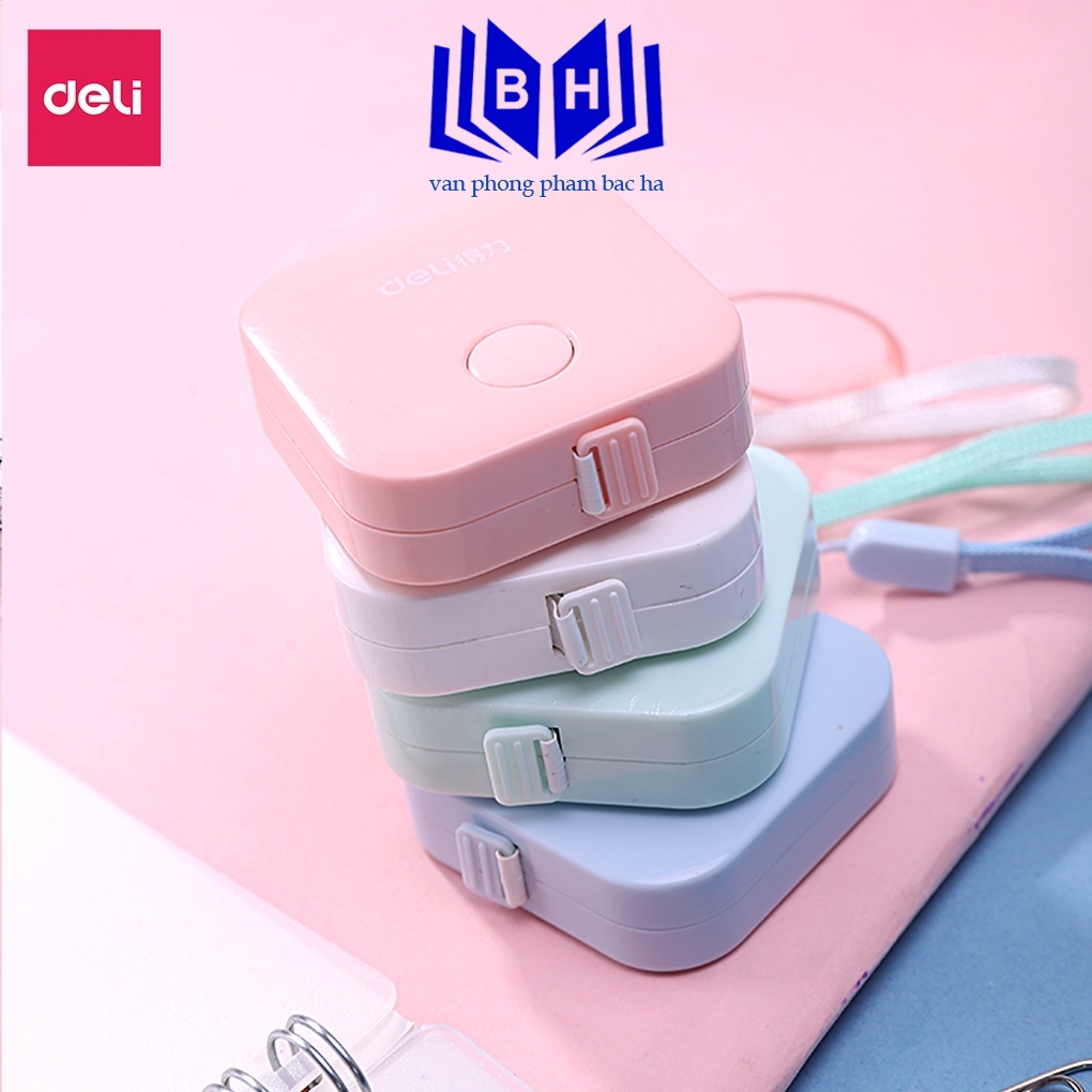 Thước dây cuộn Deli - 1.5m  - 79650 ( màu ngẫu nhiên )