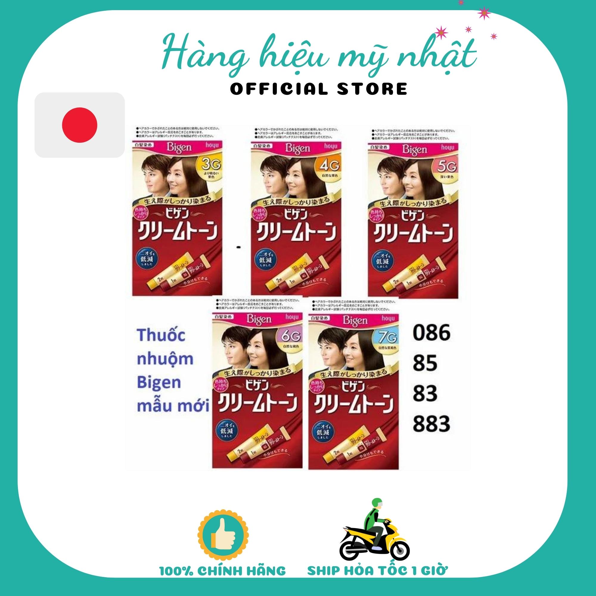 Thuốc nhuộm tóc thảo dược Bigen top 1 Nhật Bản ( nhuộm tóc phủ bạc )