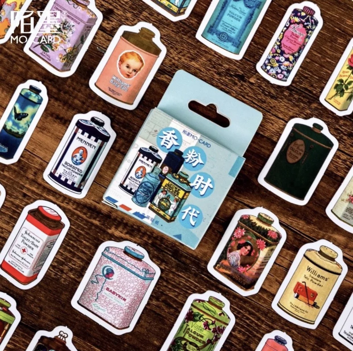 Hộp 45 46 sticker mini nhiều chủ đề
