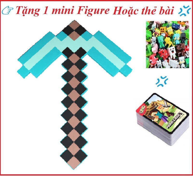 Combo kiếm cúp rìu thần minecraft