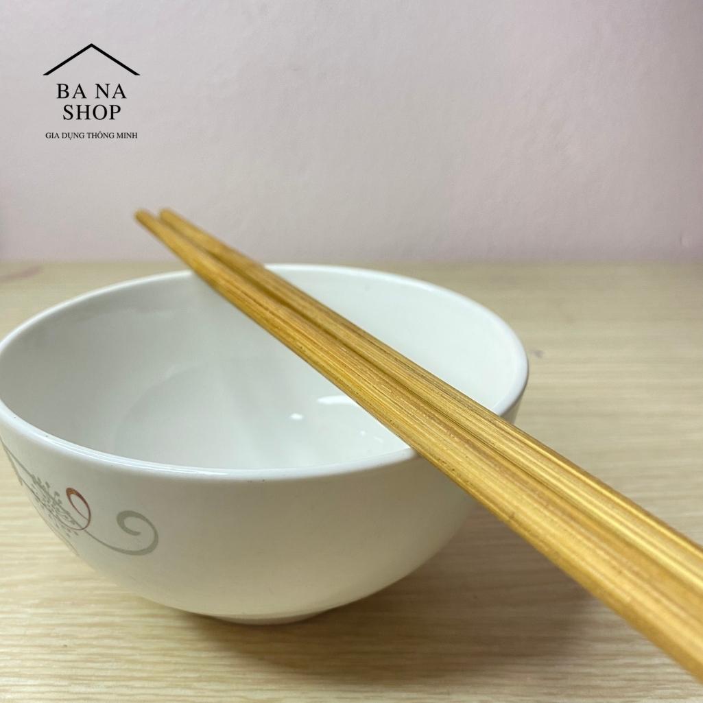 Đũa Tre Đức Việt Vỉ 10 Đôi Đũa Tranh Không Hóa Chất
