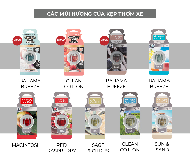 Yankee Candle Car Air Freshener (Many Scents)