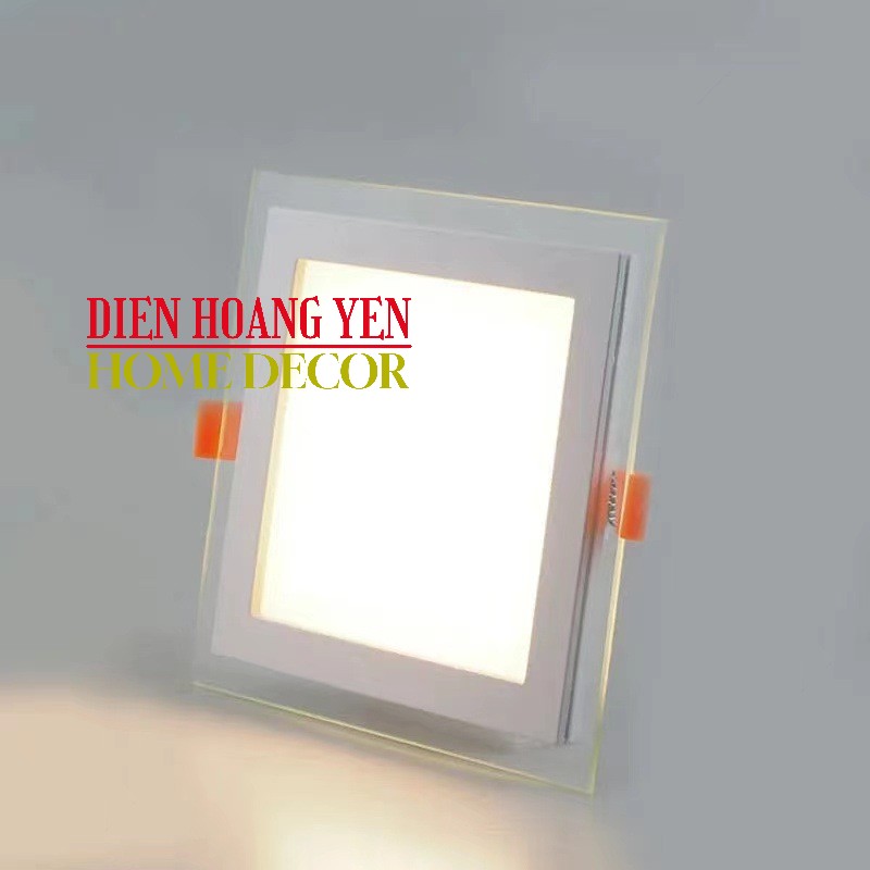 12W 9W Glass Recessed Led Ceiling Light with Beautiful Design and Bright Glass Border