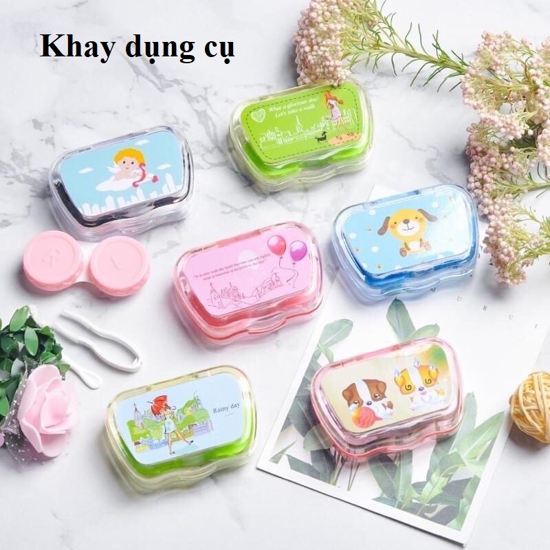Khay gương - khay đựng lens đủ mẫu (giao mẫu ngẫu nhiên)