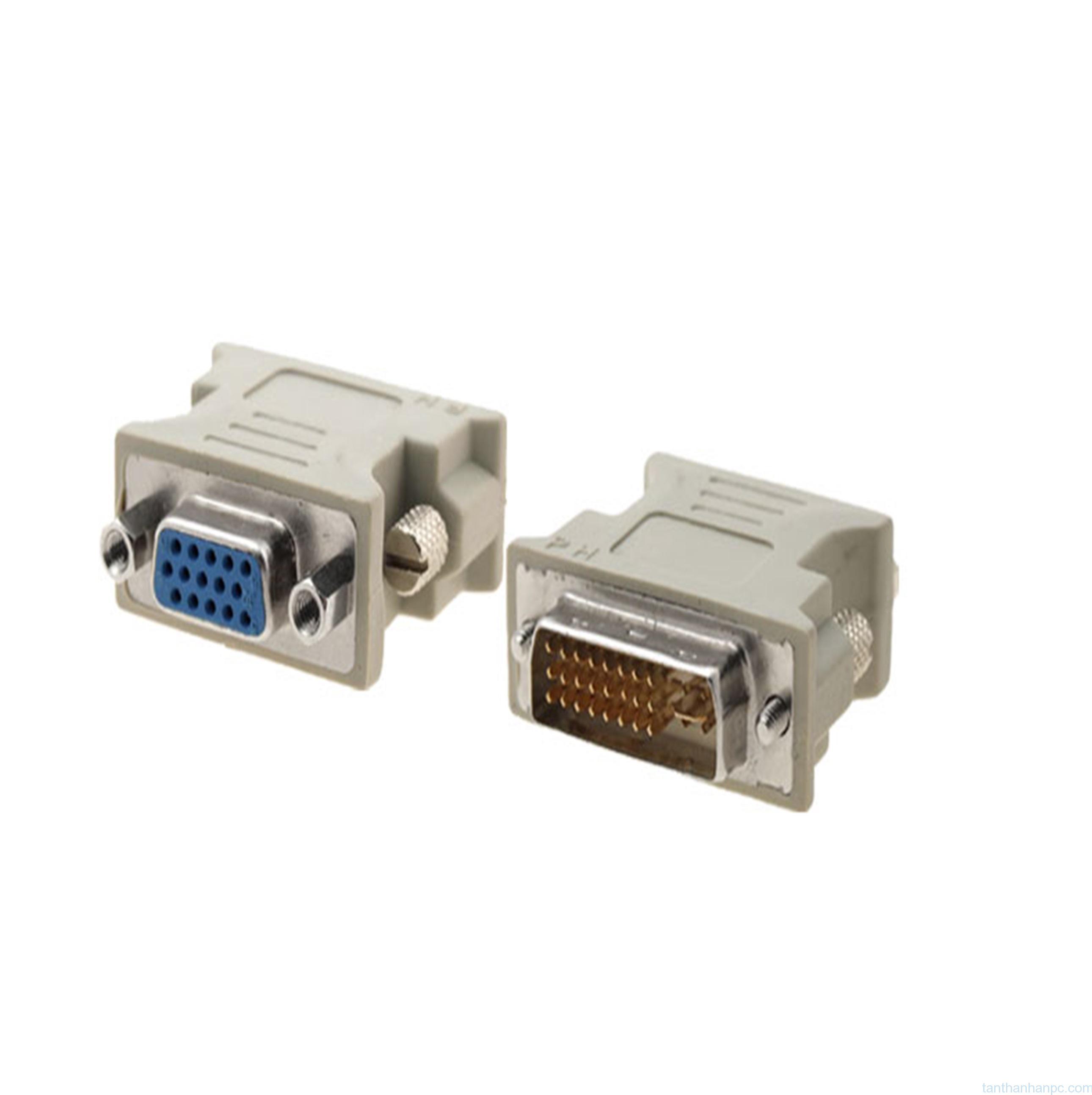 Đầu Chuyển DVI 24+5 Kim sang VGA