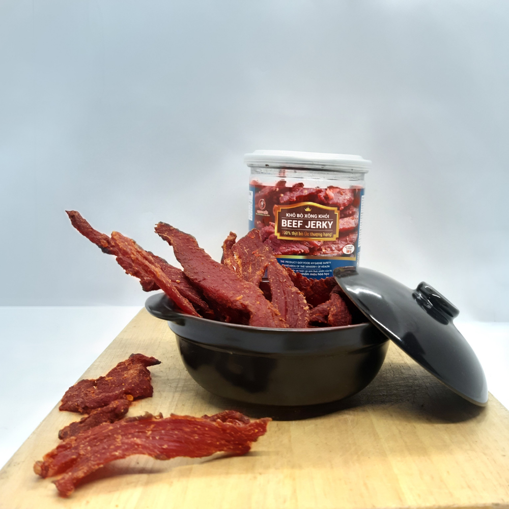 Beef Jerky khô bò xông khói 100g