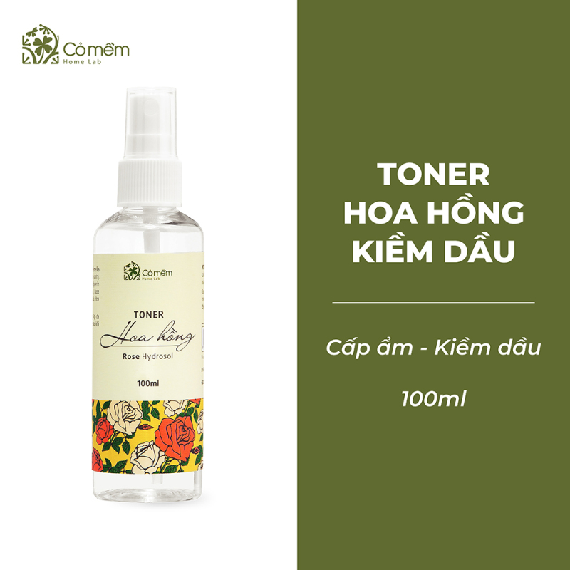 Toner Nước Cân Bằng Hoa Hồng Xịt Khoáng Cấp Ẩm Cho Da Cỏ Mềm Dưỡng Da Kiềm Dầu 150ml