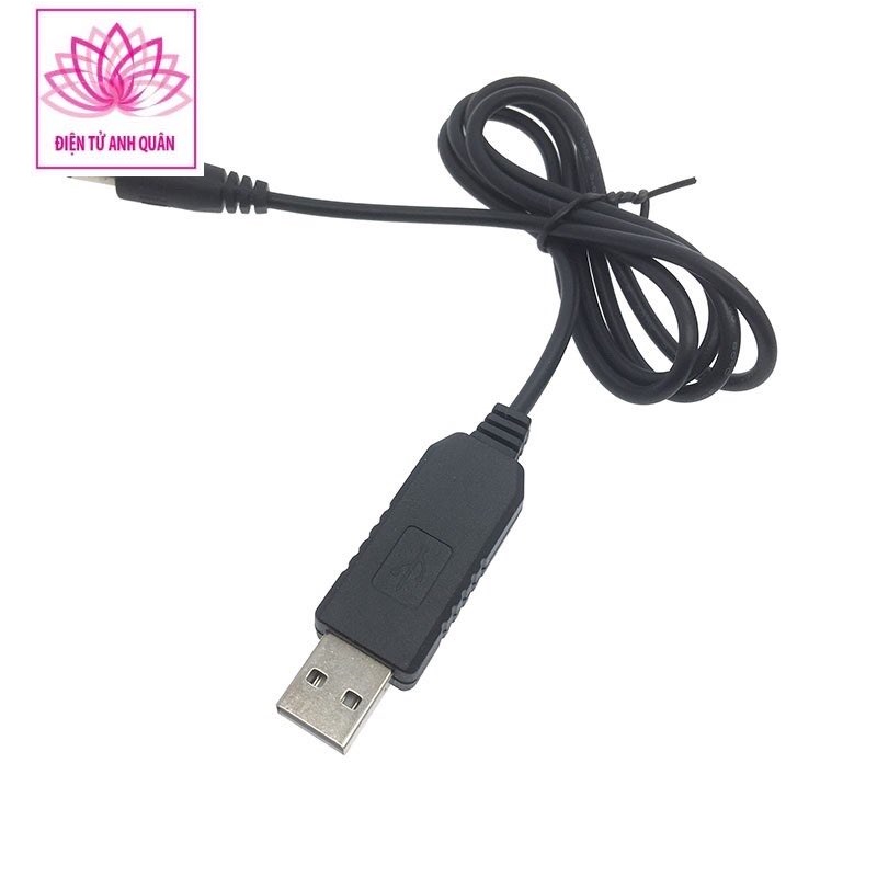 Dây cáp USB chuyển đổi từ DC 5V sang DC 12V.