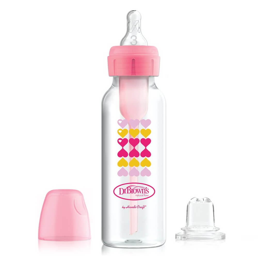 Bình sữa Dr Brown chuyển đổi nhựa PP (250ml, Xanh dương)