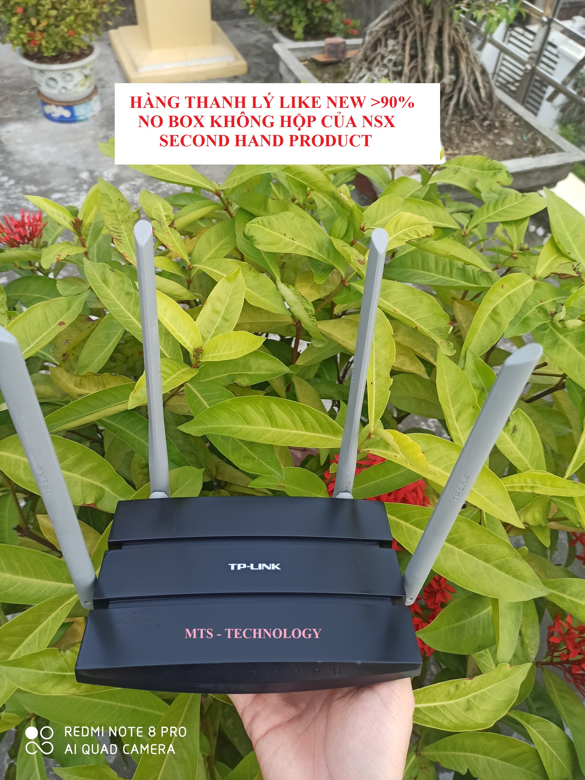 [BẢO HÀNH 12T] Router wifi tplink - modem wifi băng tần kép 4 râu wifi tplink 3320 HÀNG CŨ  2  băng tần chuẩn AC 600 Mbps, thiết bị phát sóng wifi xuyên tường, bộ phát wifi cục phát wifi tplink