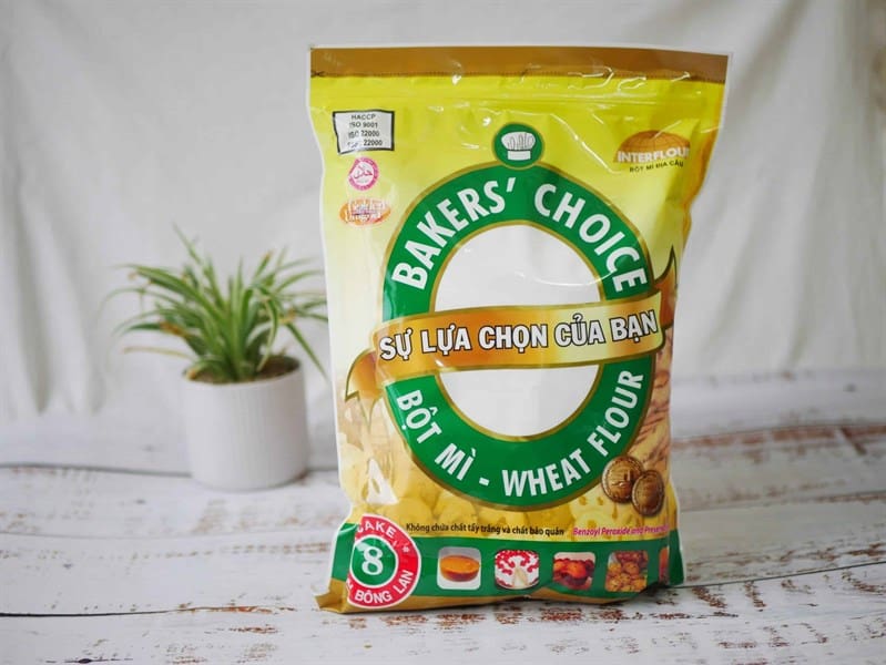 Bột mỳ số 8 Bakers' Choice ( làm bánh bông lan) 1kg