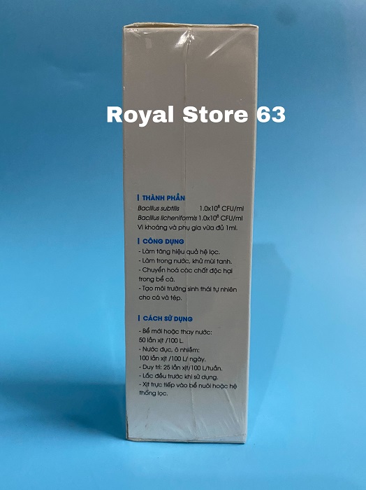 Men Vi Sinh Clear Koika cho bể cá 100ml