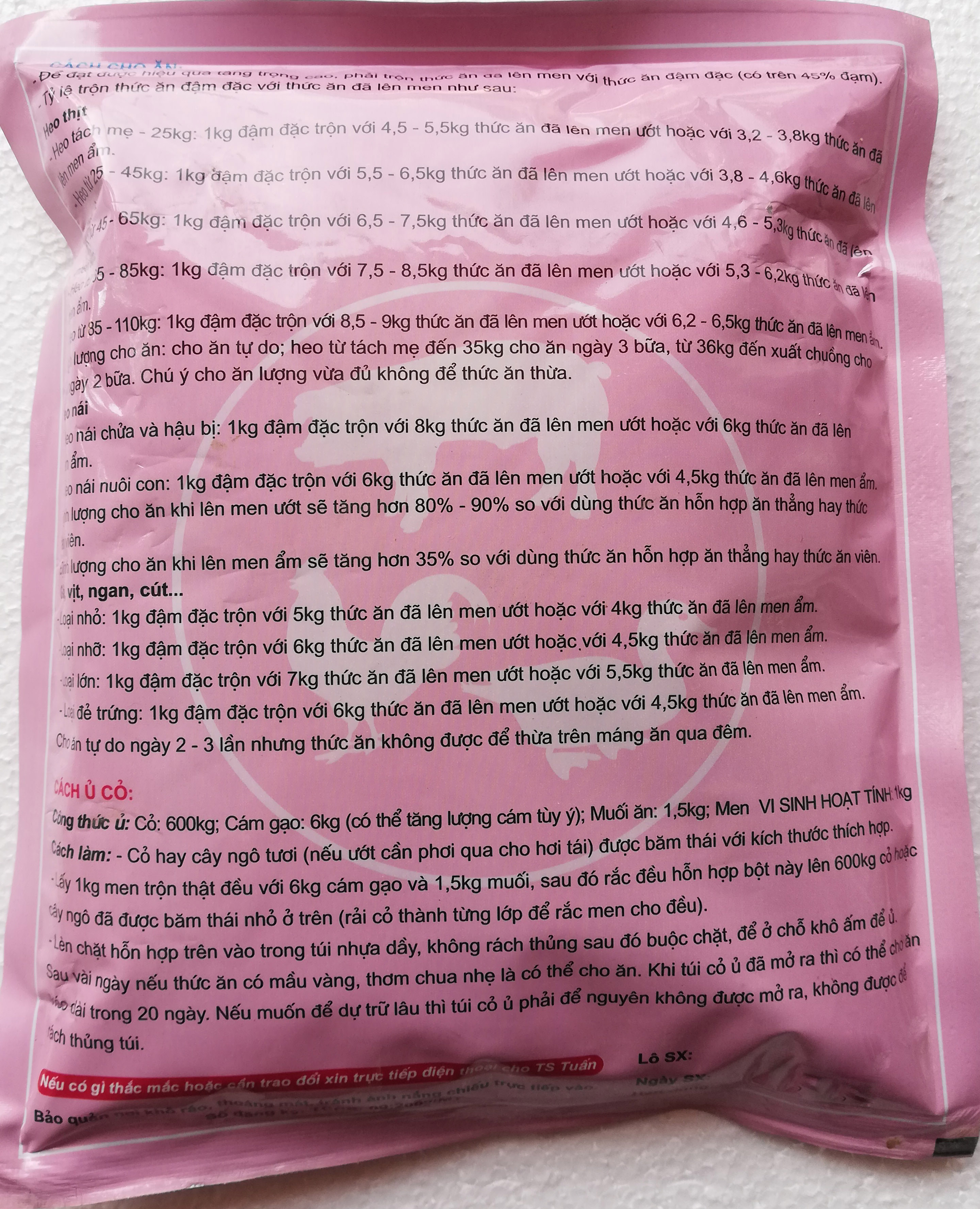 10 gói Men ủ vi sinh hoạt tính 500g