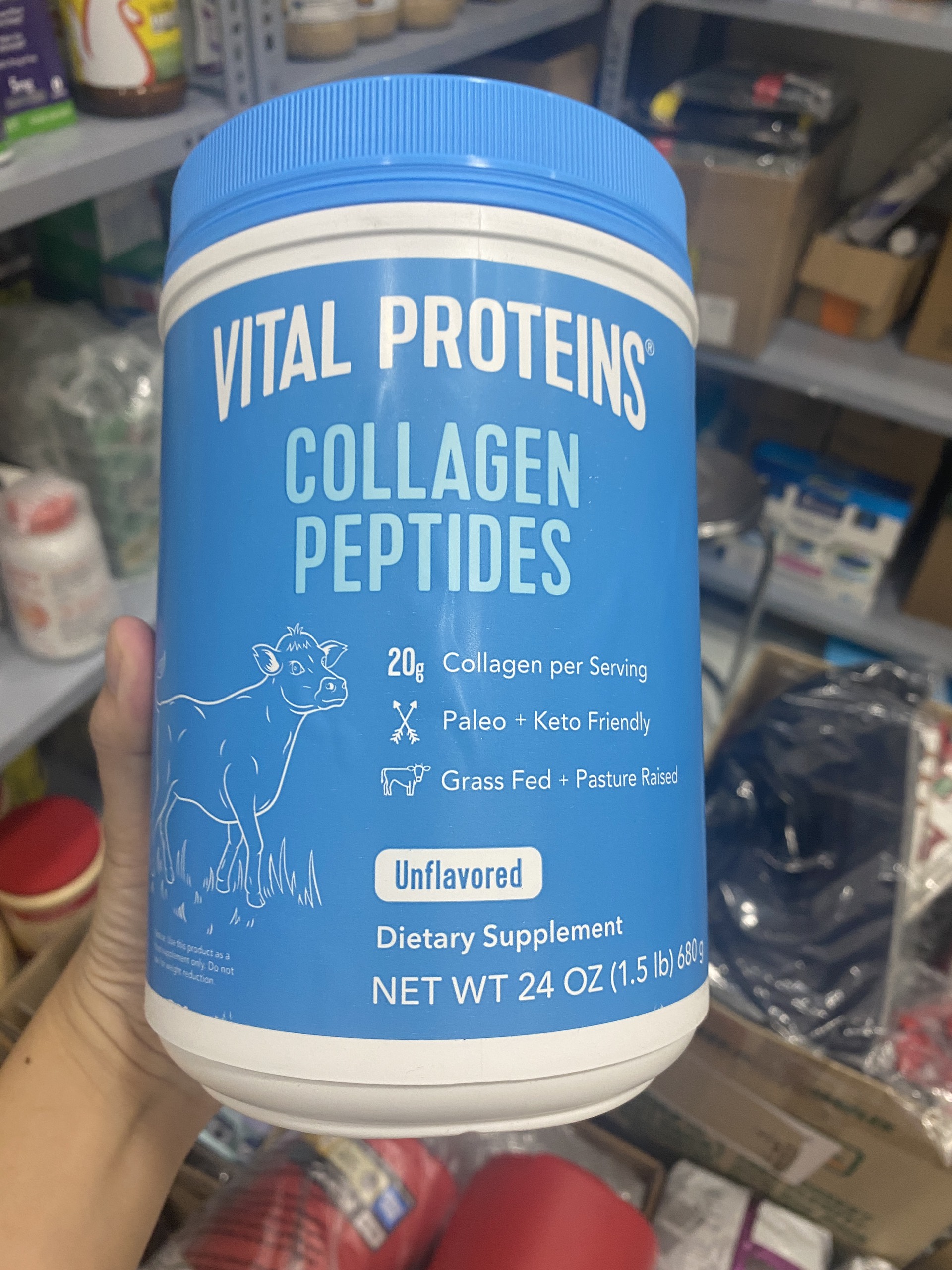 Bột collagen thủy phân date 2027 Vital Proteins Collagen Peptides - EDS Hàng Mỹ